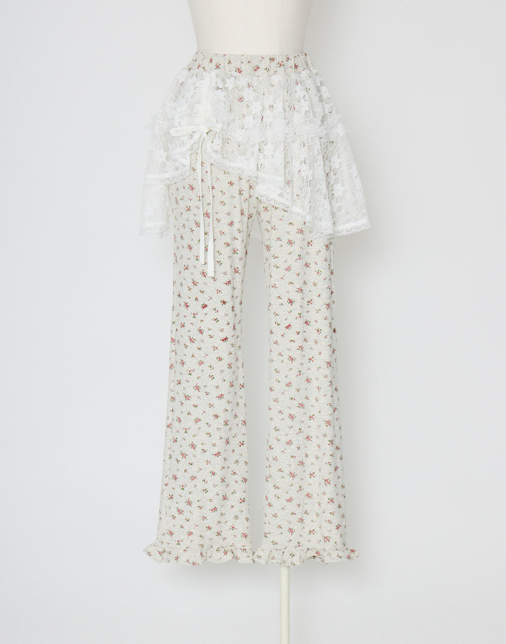 Lolime lace layered floral pants