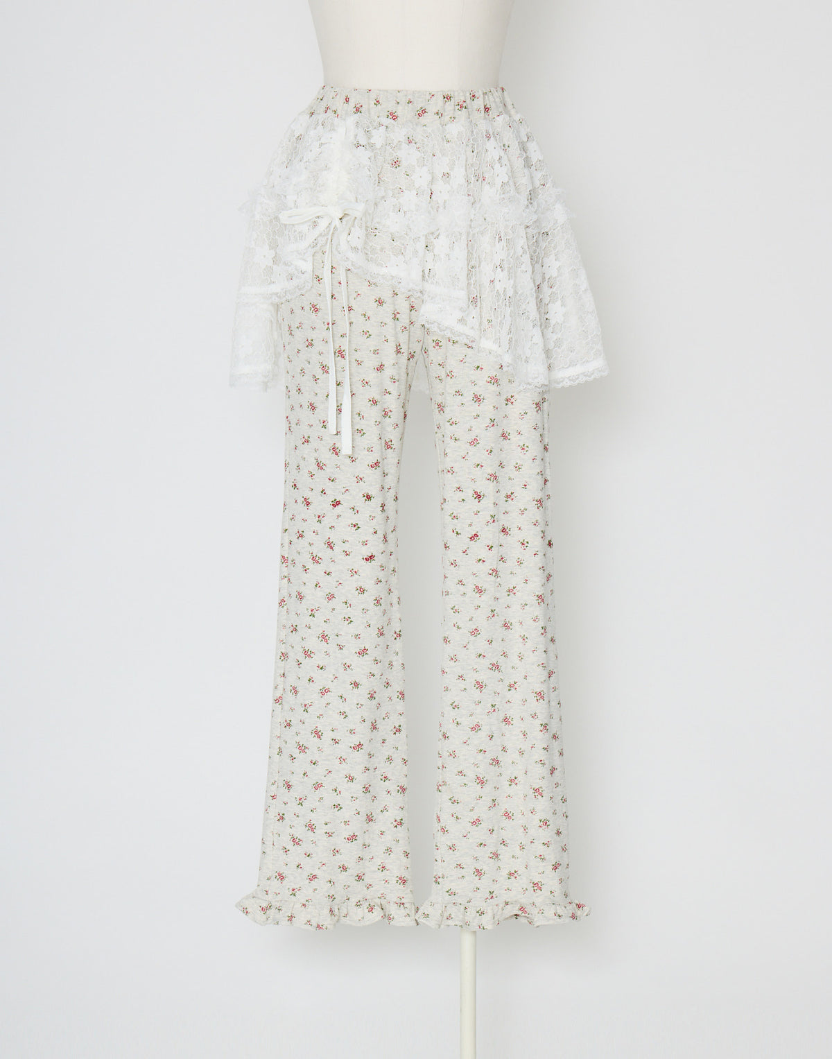 Lolime lace layered floral pants