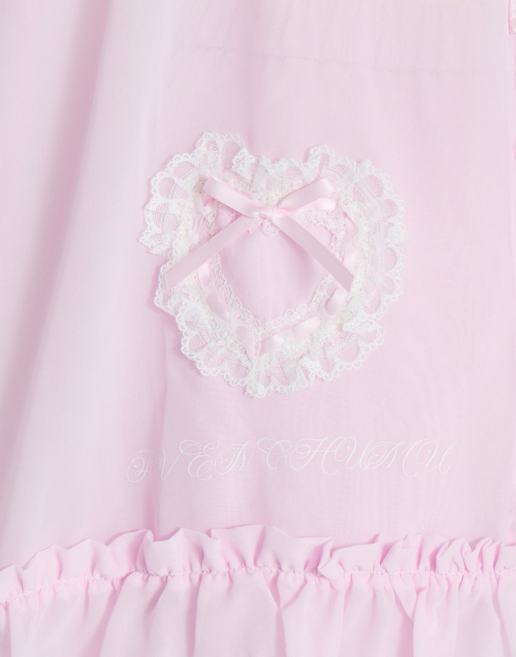 AVENCHUMU Heart pocket & baby like chiffon setup