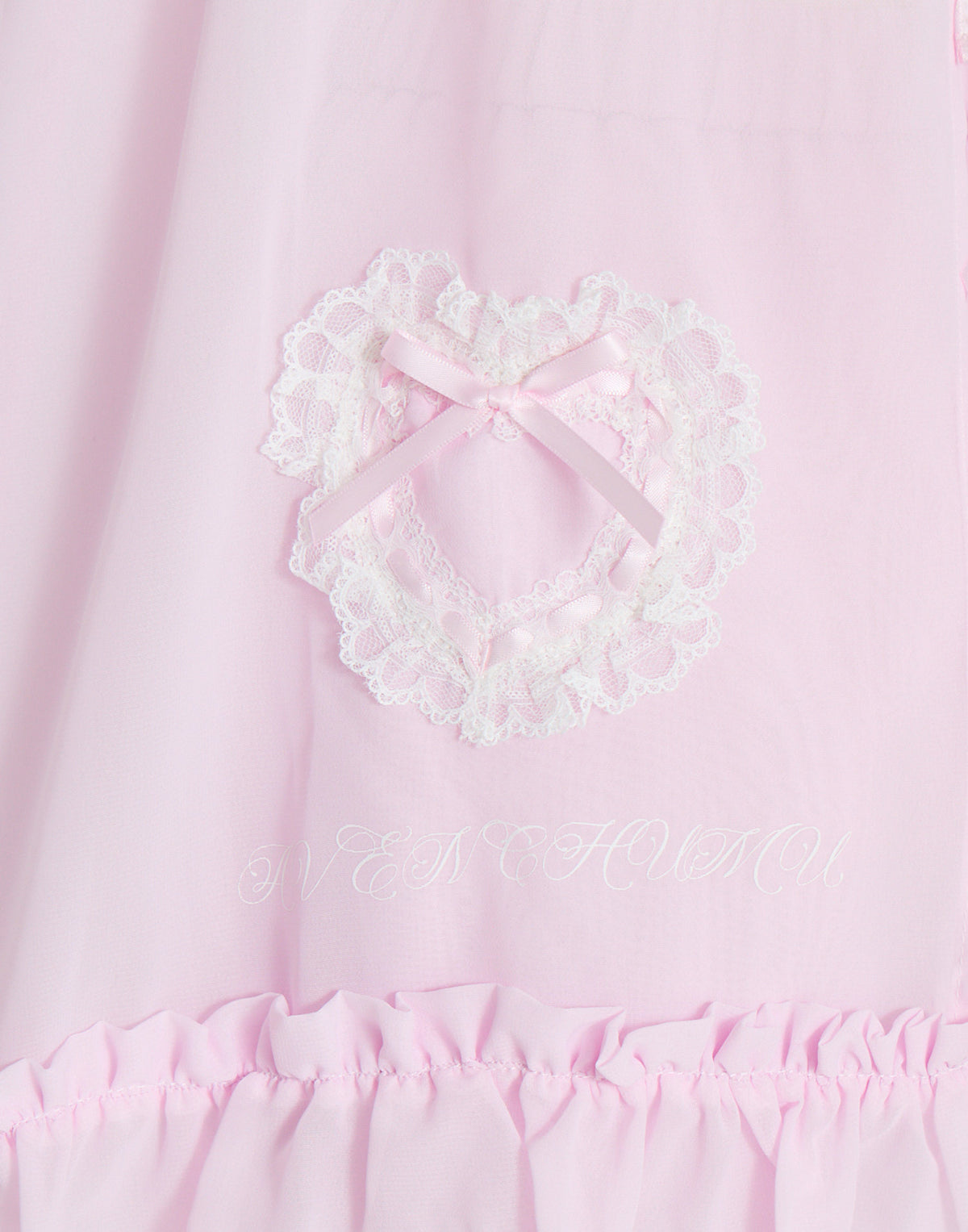 AVENCHUMU Heart pocket & baby like chiffon setup