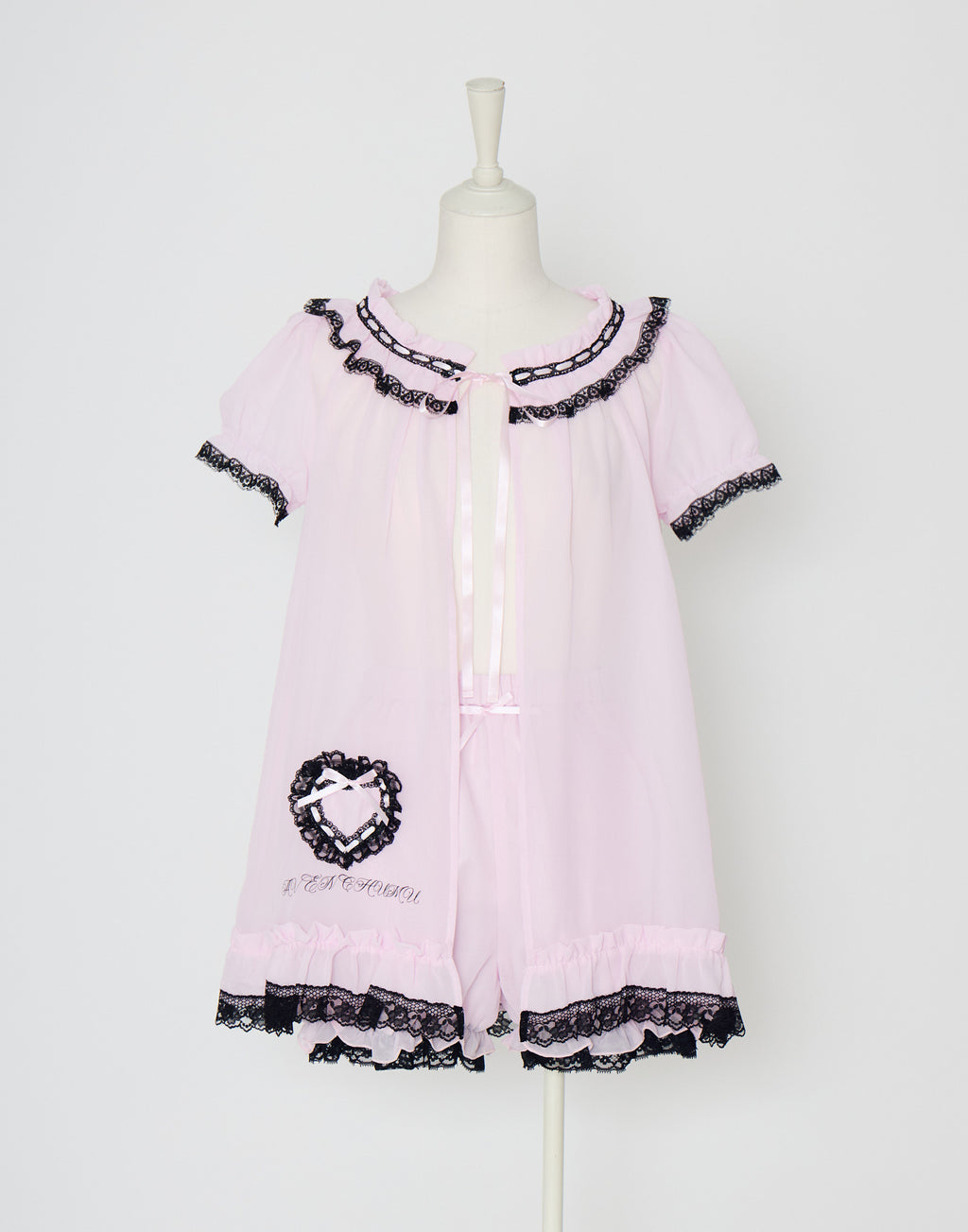 AVENCHUMU Heart pocket & baby like chiffon setup
