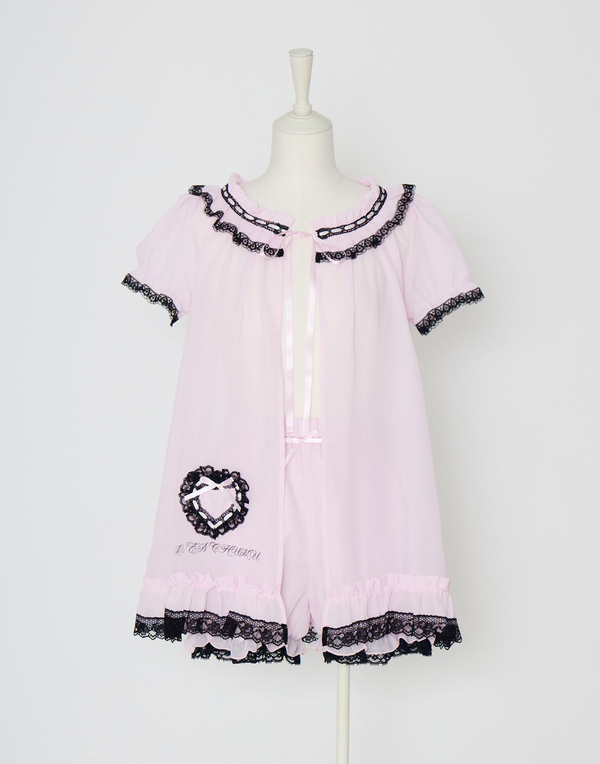 AVENCHUMU Heart pocket & baby like chiffon setup