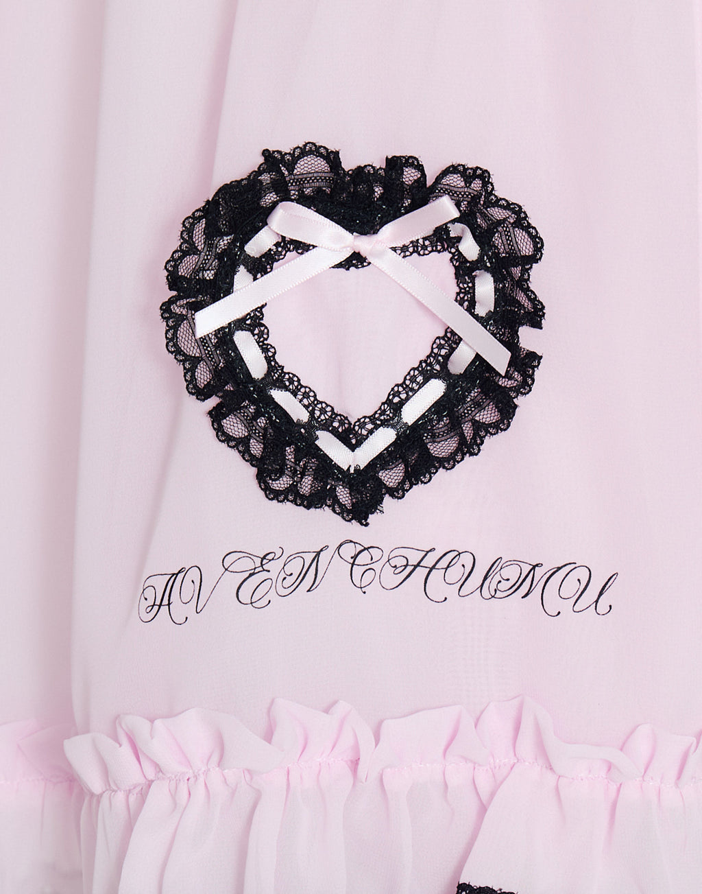 AVENCHUMU Heart pocket & baby like chiffon setup