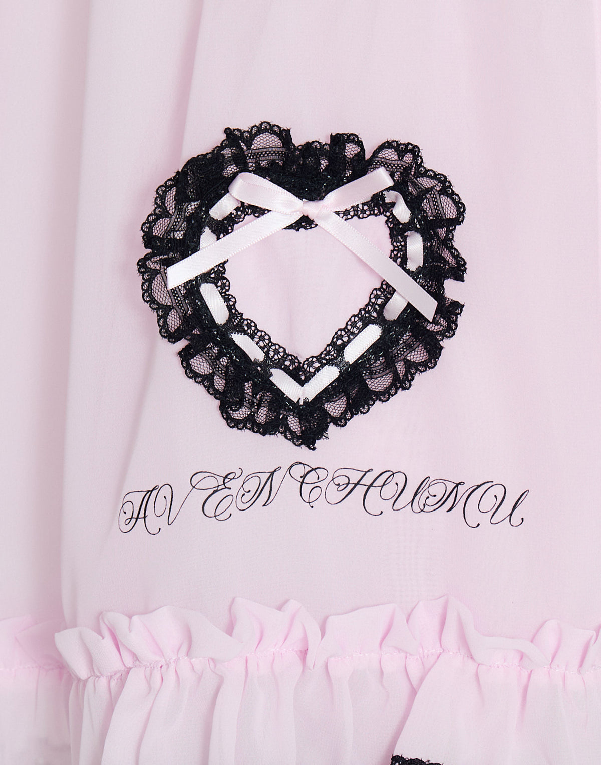 AVENCHUMU Heart pocket & baby like chiffon setup