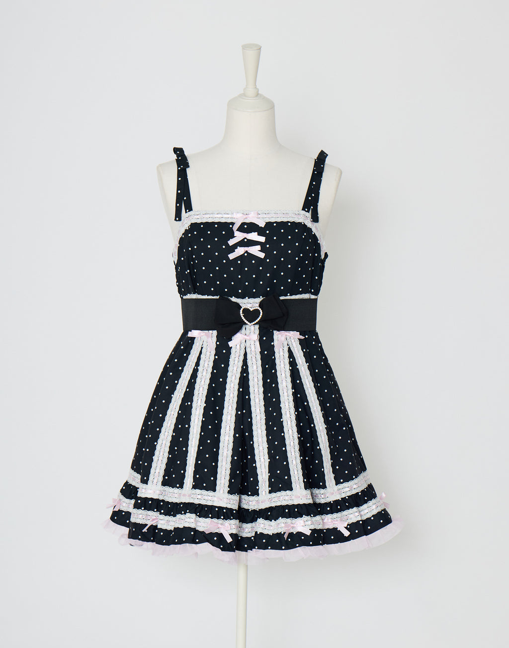AVENCHUMU Ribbon belt lace and ribbon bad girl one piece