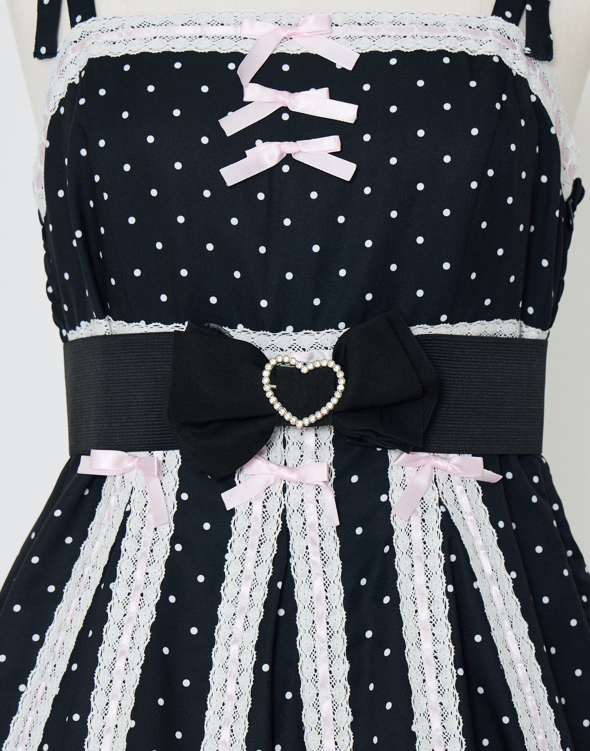 AVENCHUMU Ribbon belt lace and ribbon bad girl one piece