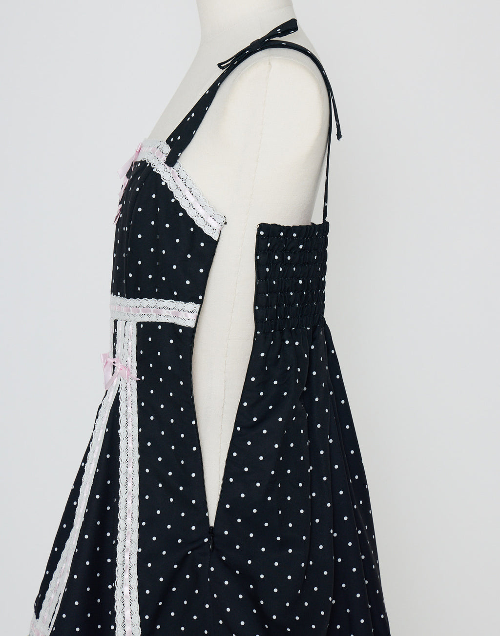 AVENCHUMU Ribbon belt lace and ribbon bad girl one piece