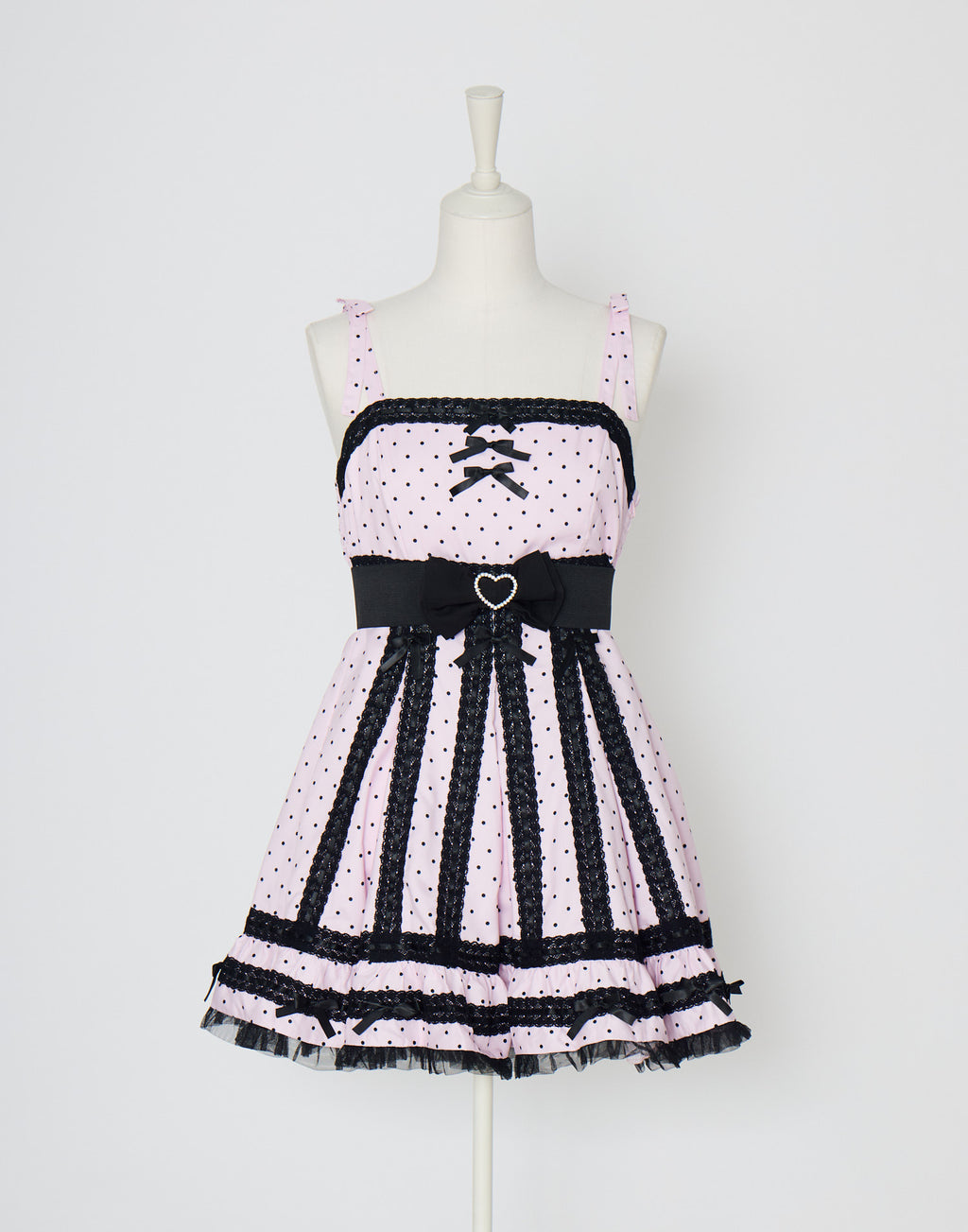 AVENCHUMU Ribbon belt lace and ribbon bad girl one piece