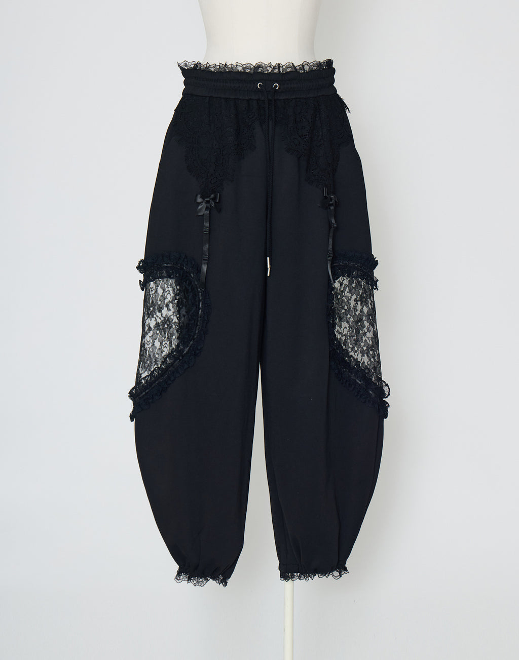 AVENCHUMU Lace hearts garter sweat pants