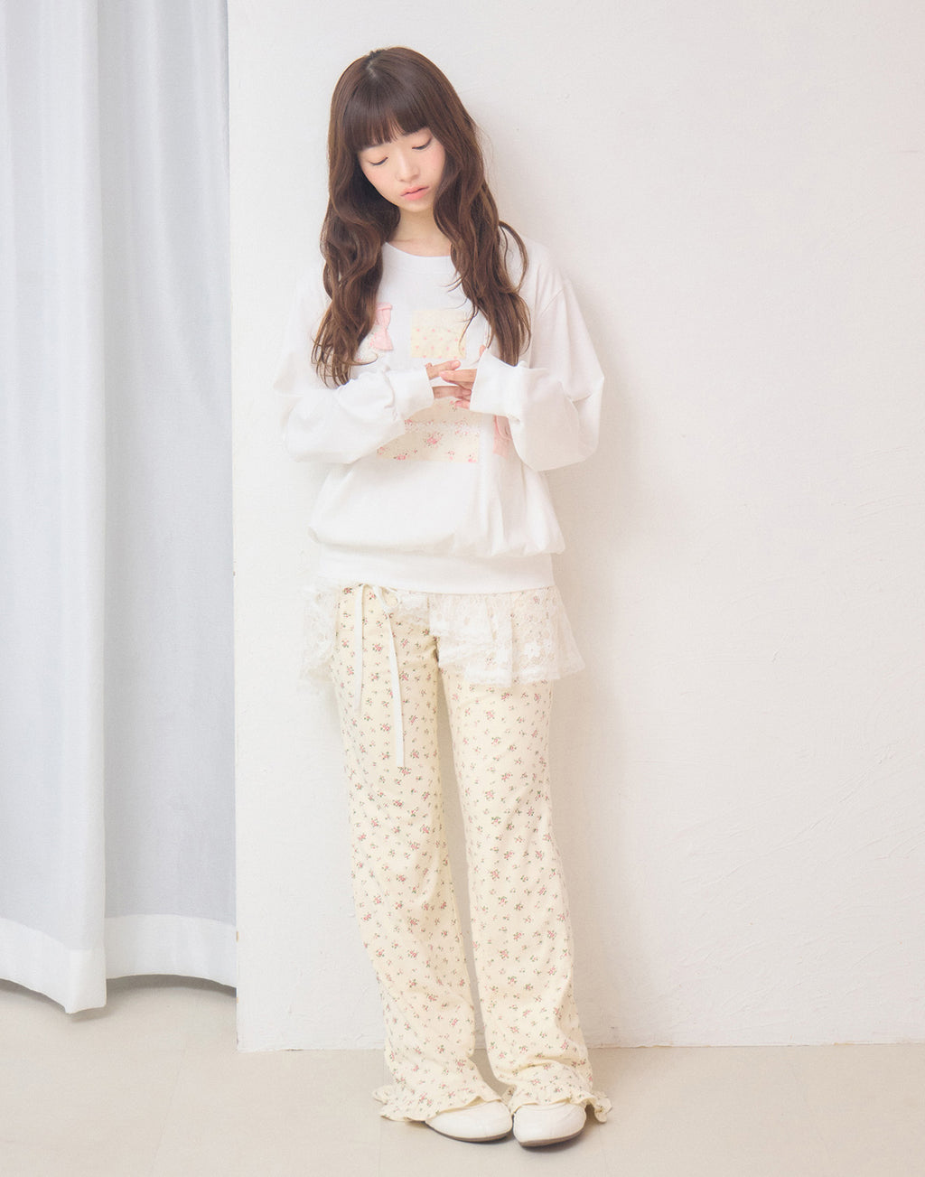 Lolime patchwork pockets sweatshirt