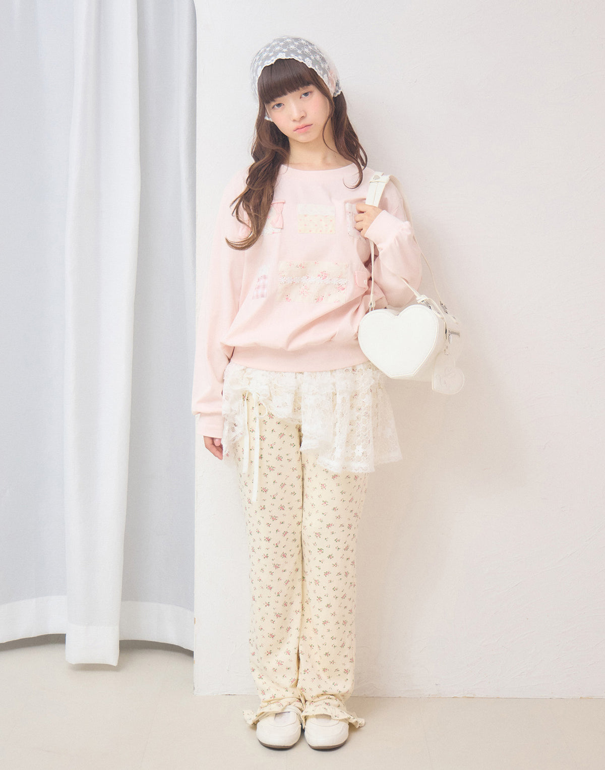 Lolime patchwork pockets sweatshirt