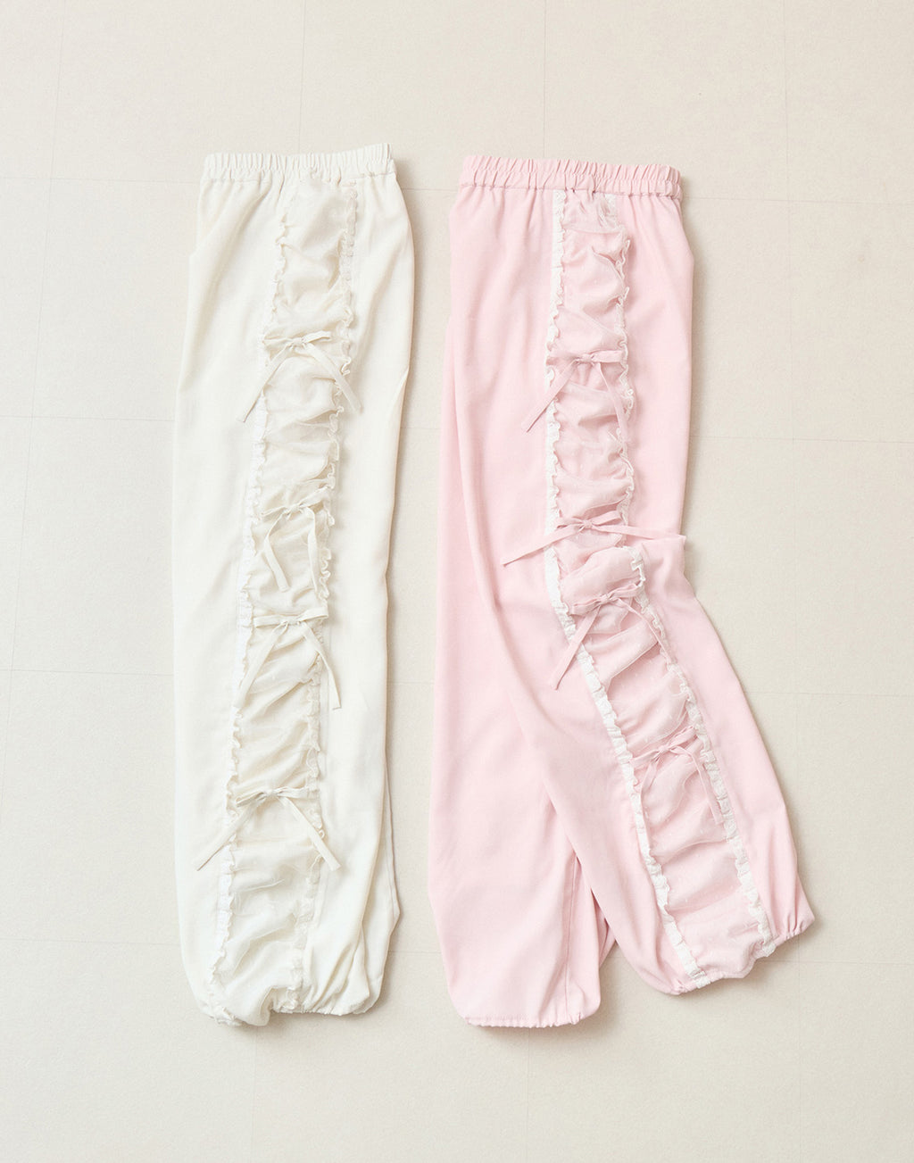 Lolime ribbon string pants