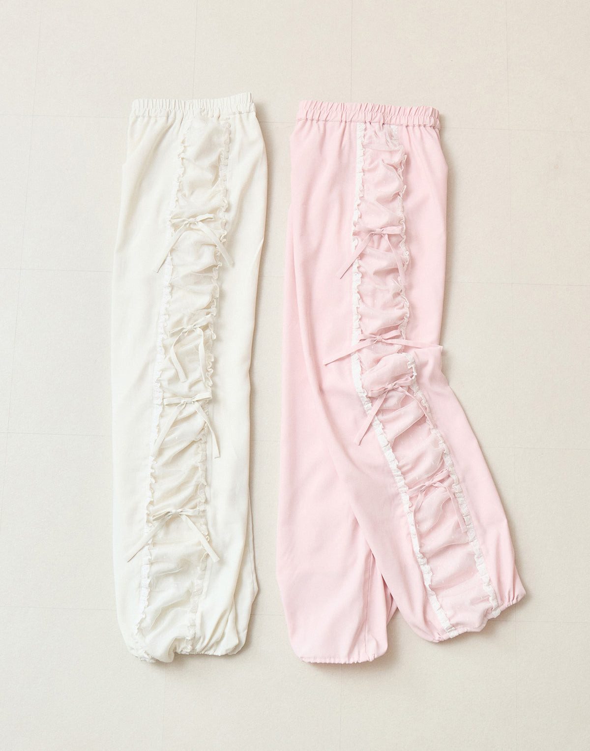 Lolime ribbon string pants