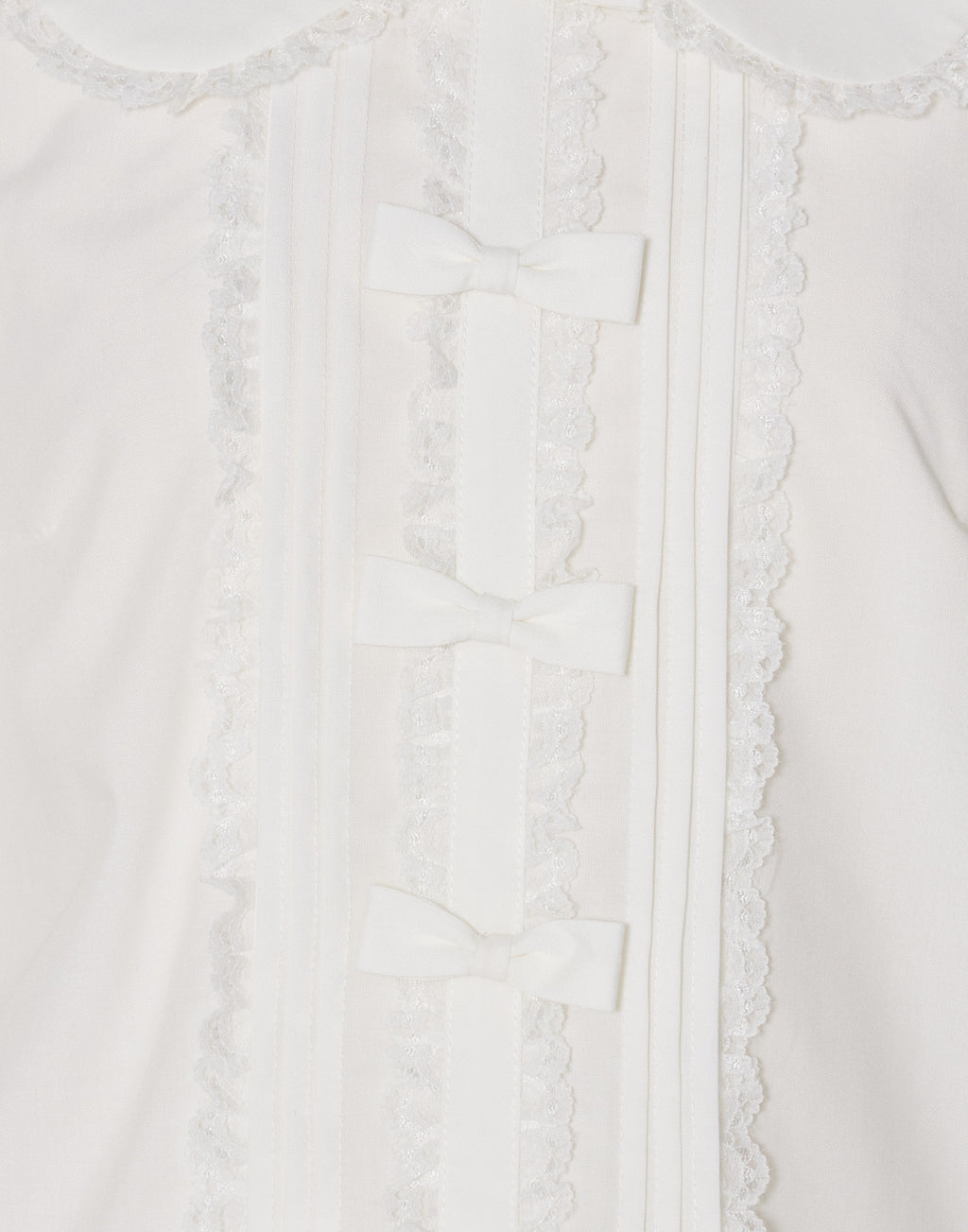mellfy memory Whip sleeve Ribbon Blouse