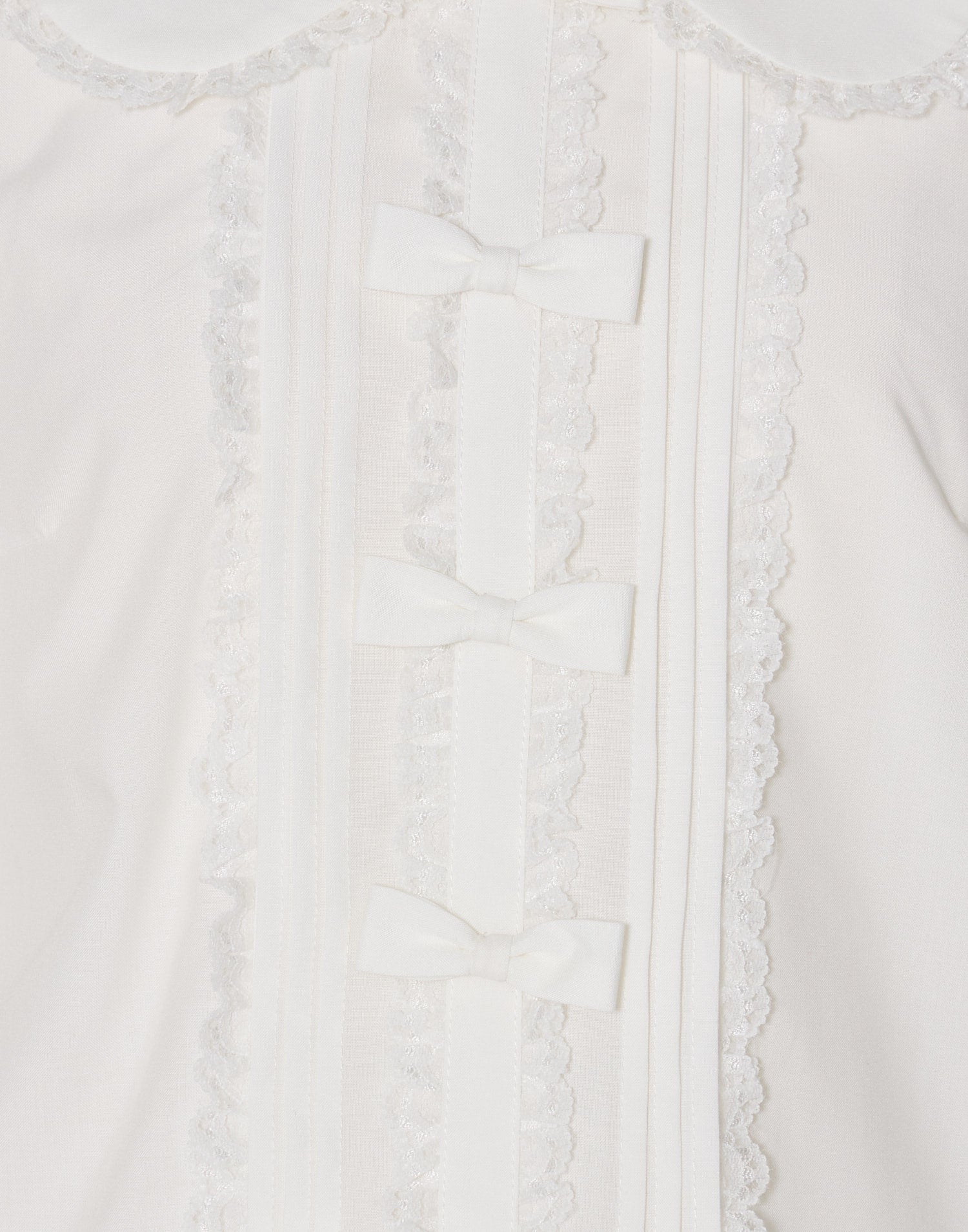 mellfy memory Whip sleeve Ribbon Blouse