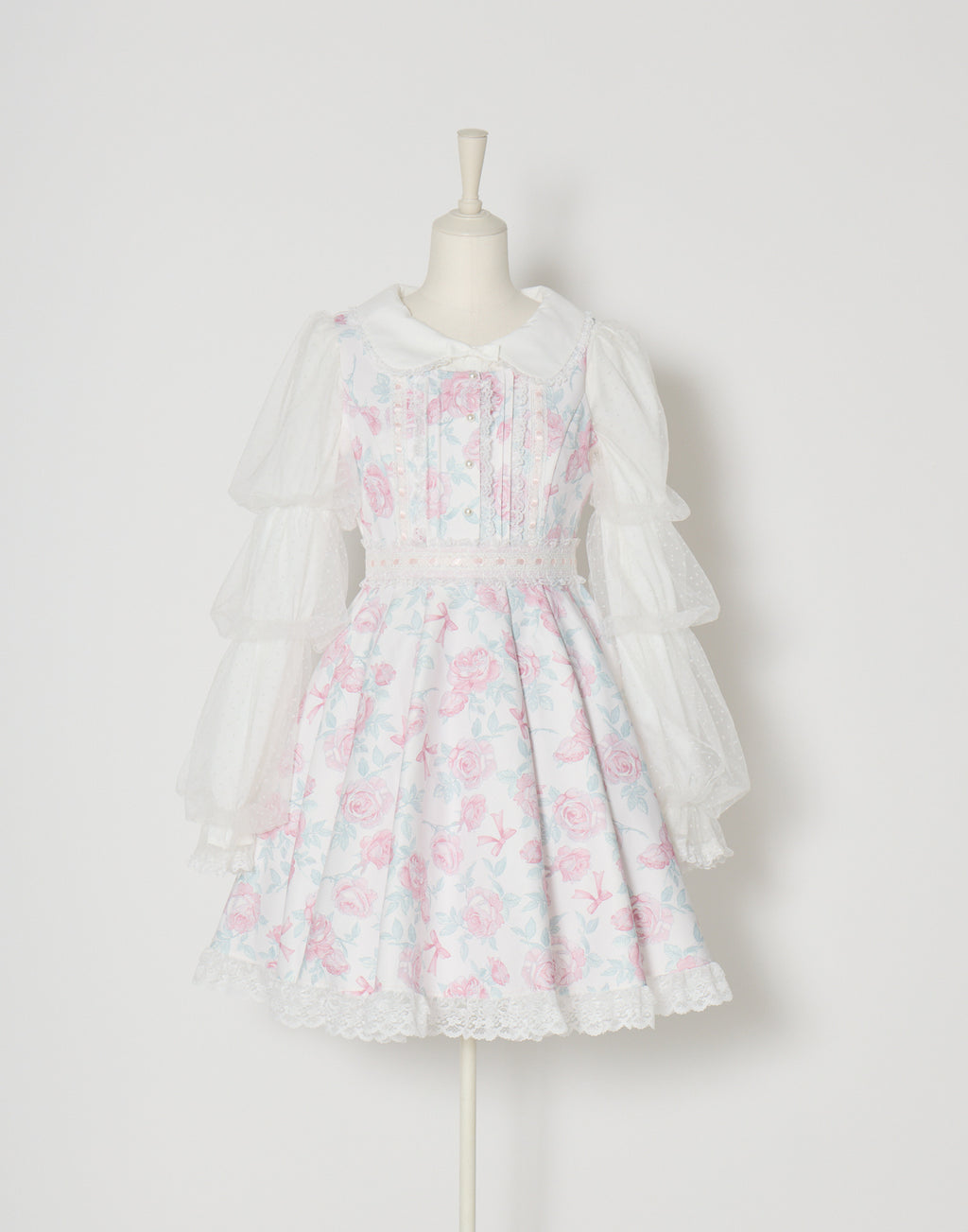 mellfy memory Whip sleeve Ribbon Blouse