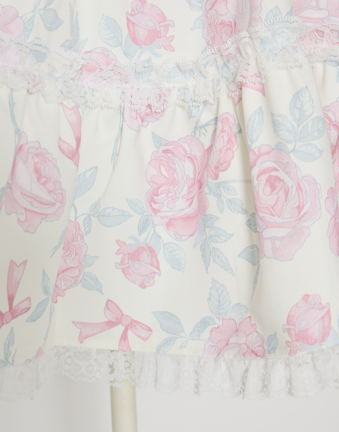 mellfy memory Rosy Flora tulle Veil Skirt