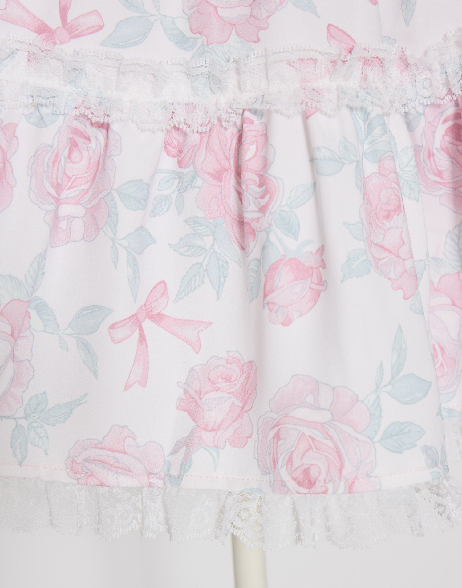mellfy memory Rosy Flora tulle Veil Skirt