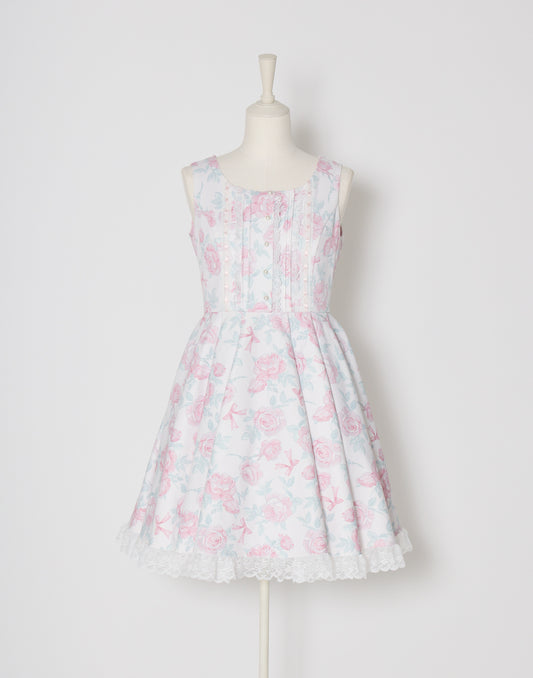 mellfy memory Rosy Floral Angelic Dress