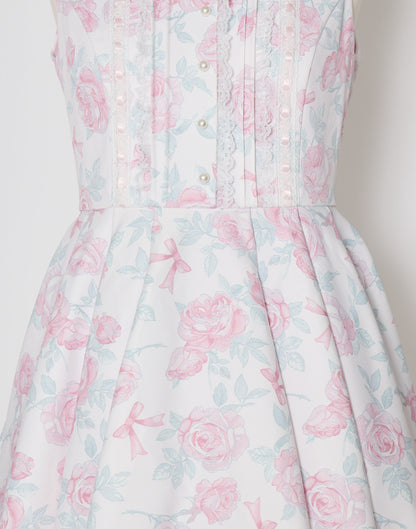 mellfy memory Rosy Floral Angelic Dress
