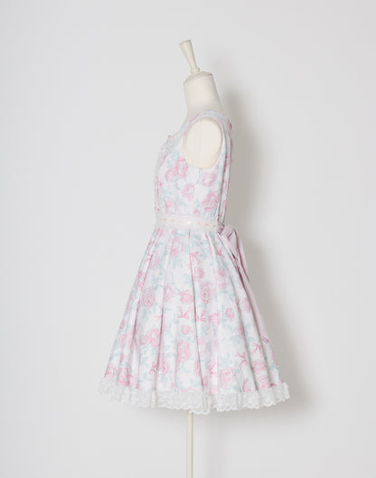 mellfy memory Rosy Floral Angelic Dress
