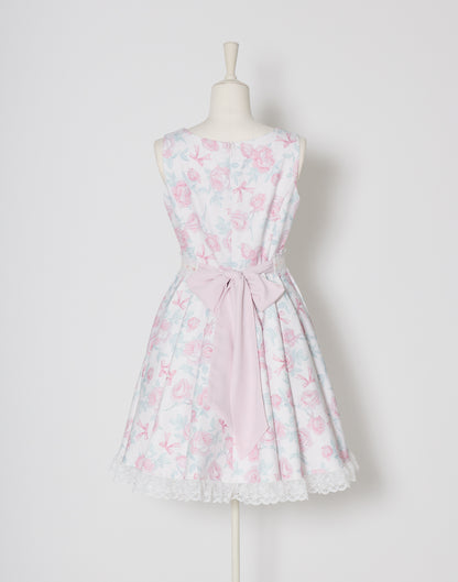 mellfy memory Rosy Floral Angelic Dress