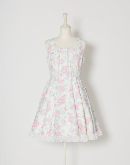 mellfy memory Rosy Floral Angelic Dress