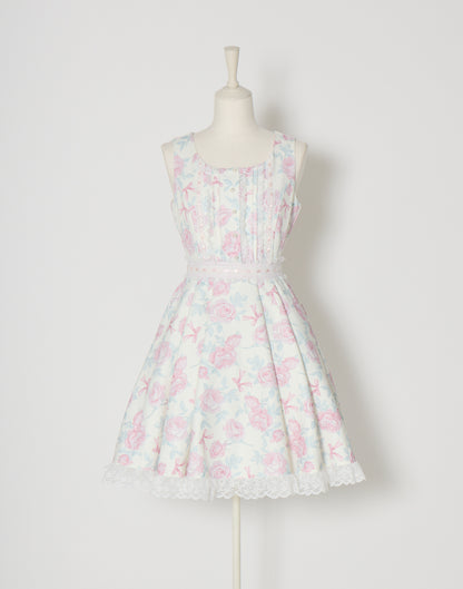 mellfy memory Rosy Floral Angelic Dress