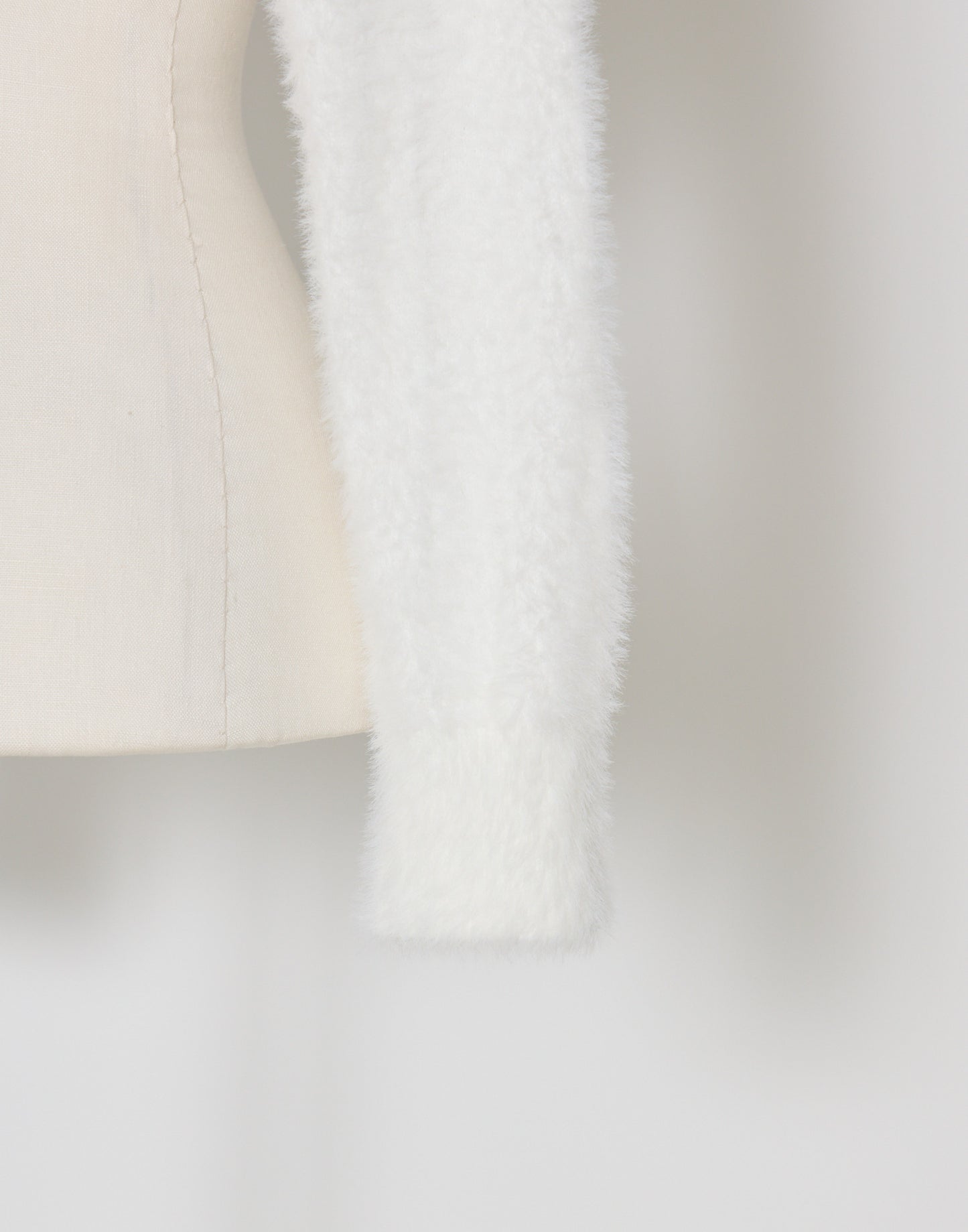 mellfy memory Fluffy pom-pom Angel hoodie cardigan