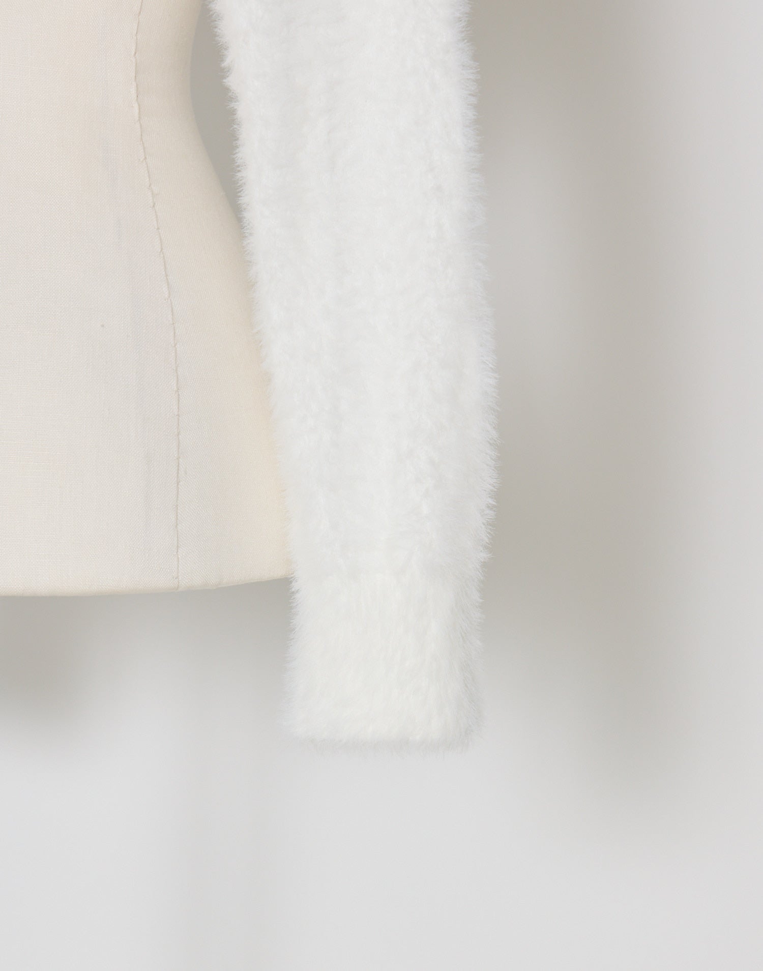 mellfy memory Fluffy pom-pom Angel hoodie cardigan