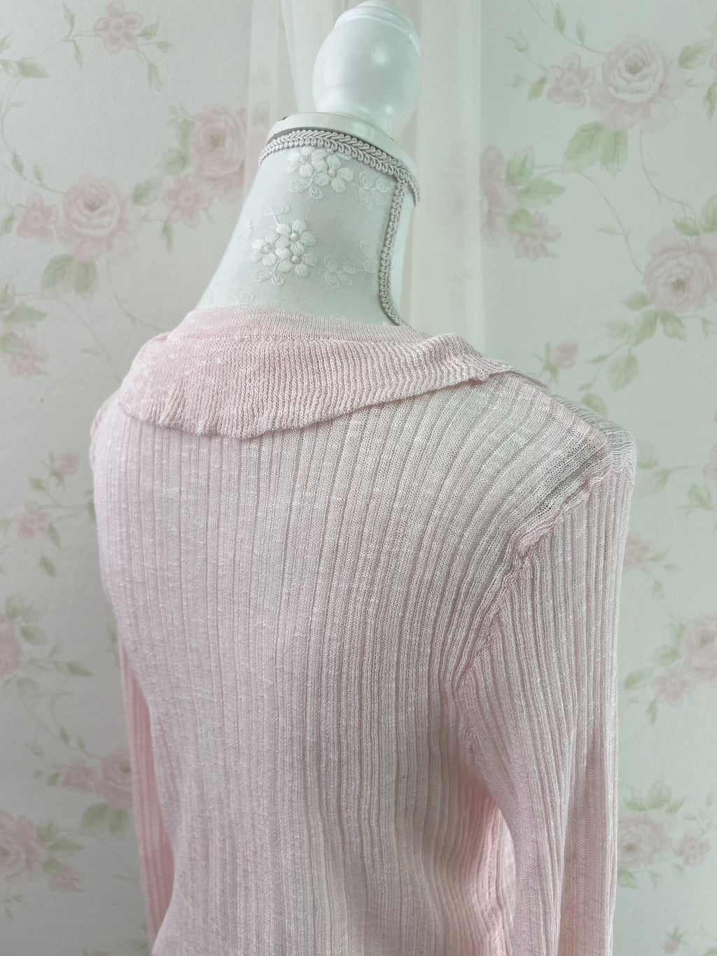 Ruffled Shoujo Cardigan (Pink)