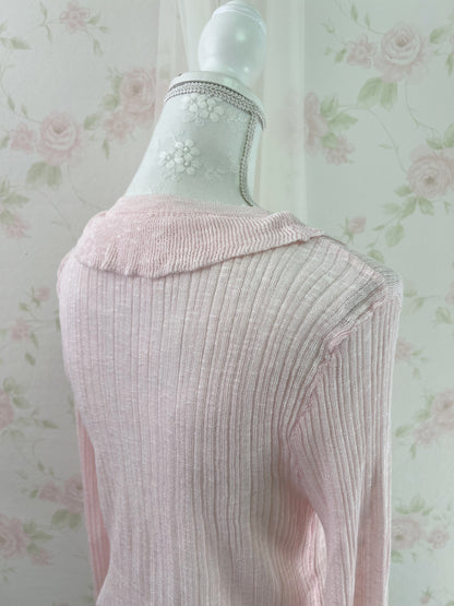 GRL Ruffled Shoujo Cardigan (Pink)