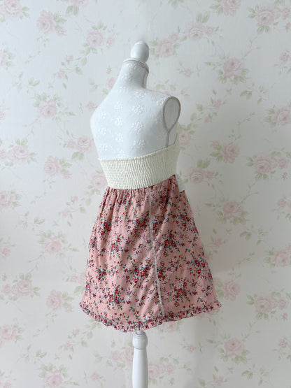 beberose Lace Bare Top Cotton Dress