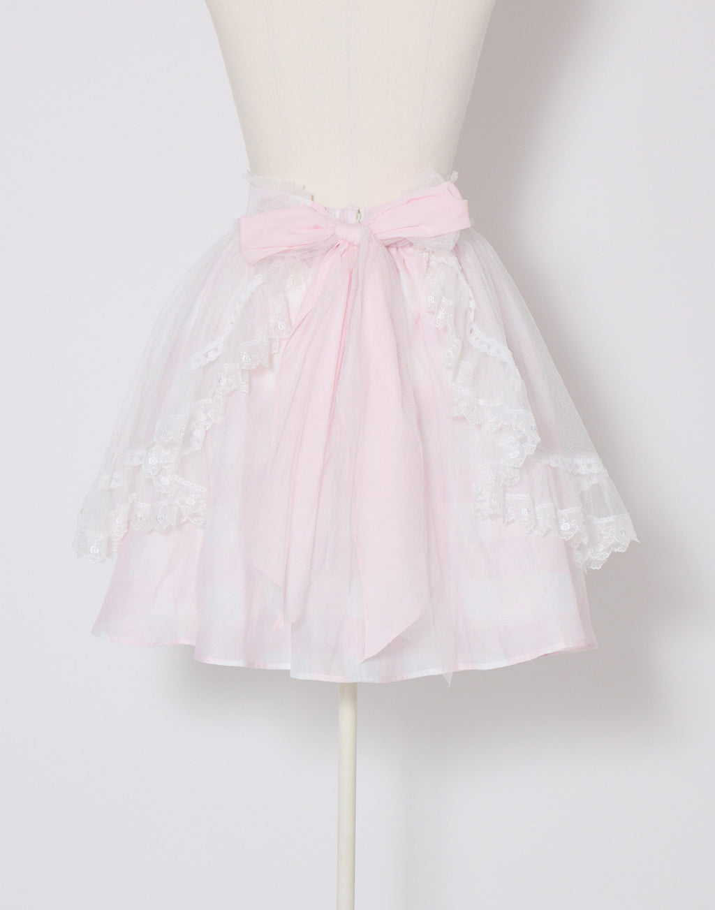 mellfy memory Fairy gingham tulle apron Skirt