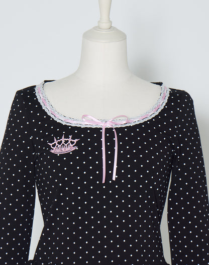 AVENCHUMU Brass knuckle long sleeve frill tops