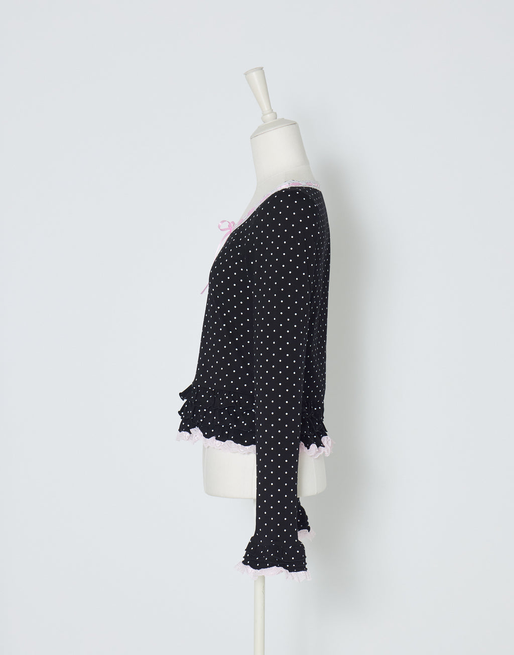 AVENCHUMU Brass knuckle long sleeve frill tops