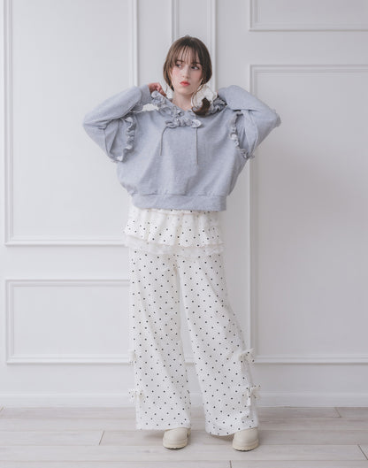 Lolime rose motif hoodie