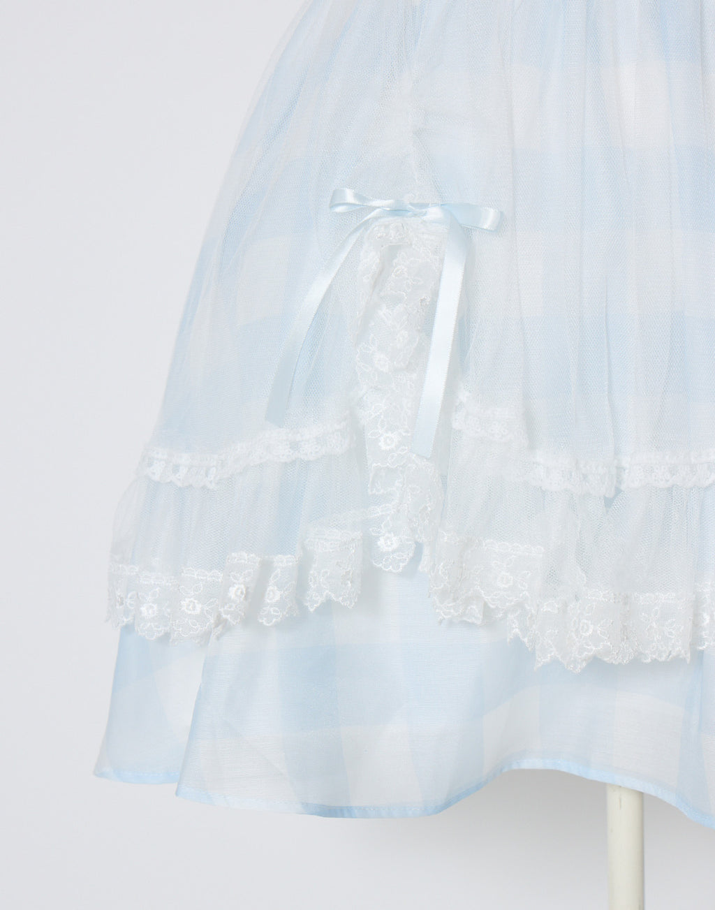 mellfy memory Fairy gingham tulle apron Skirt