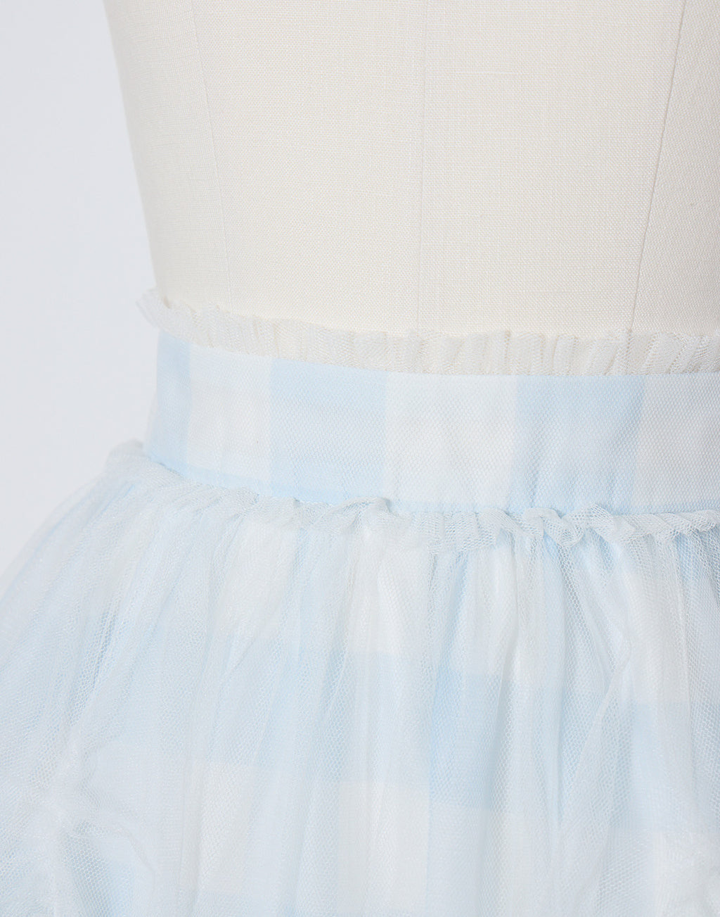 mellfy memory Fairy gingham tulle apron Skirt