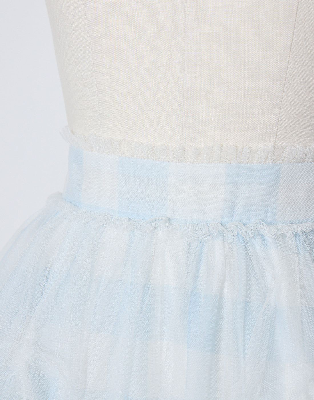mellfy memory Fairy gingham tulle apron Skirt
