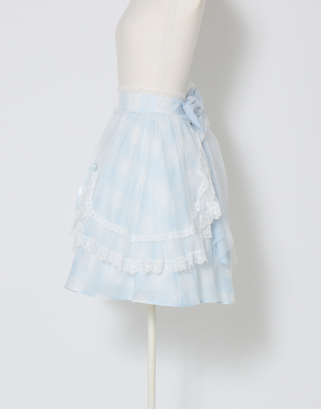 mellfy memory Fairy gingham tulle apron Skirt