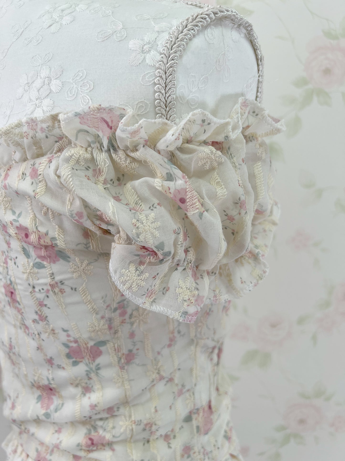 Shoujo Floral Cotton Blouse
