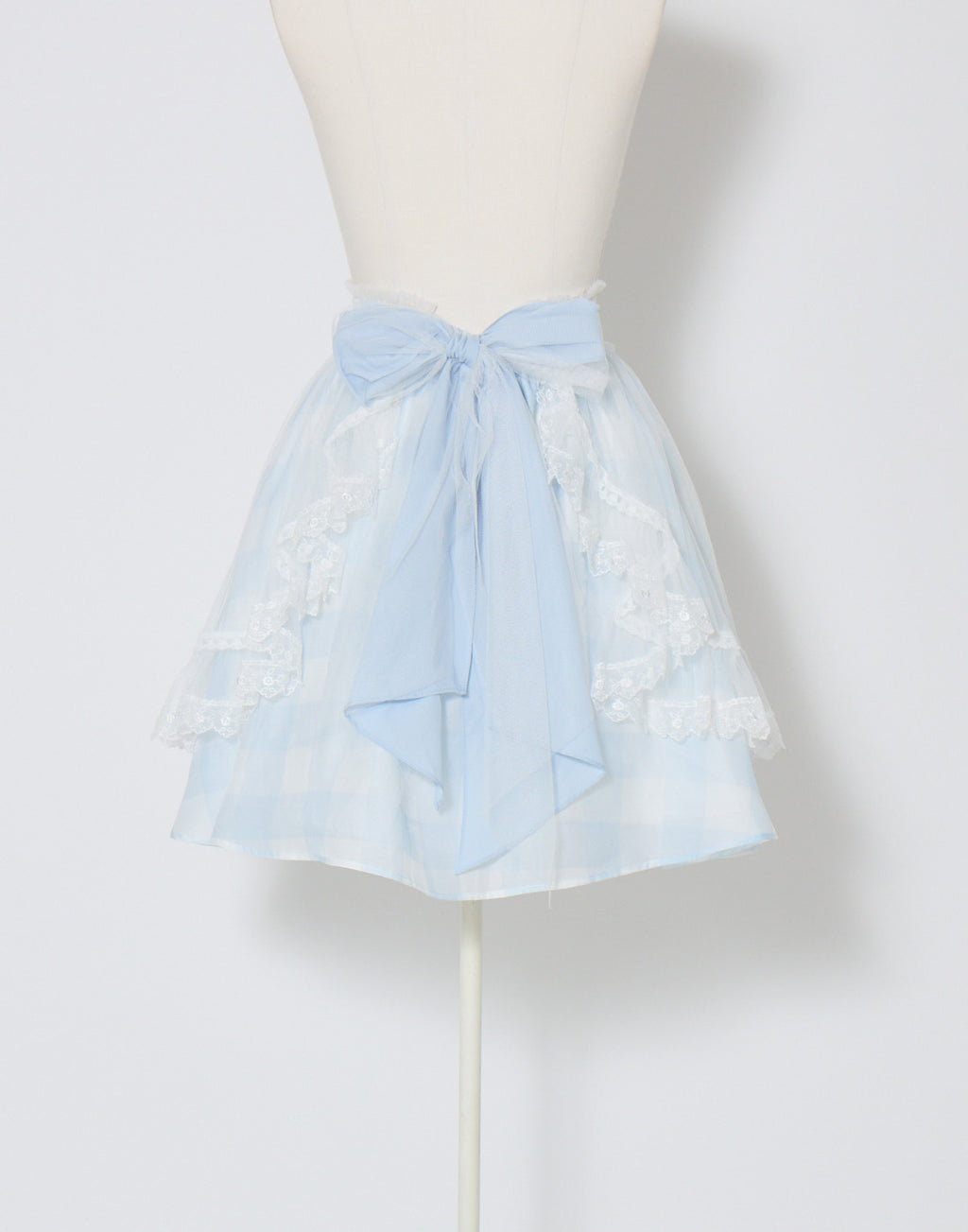 mellfy memory Fairy gingham tulle apron Skirt