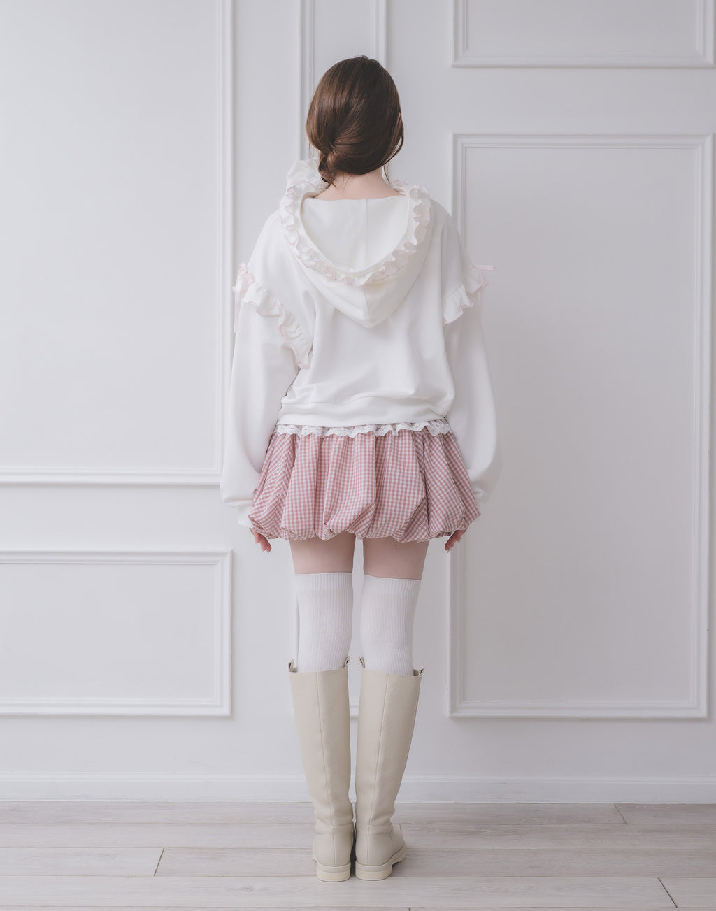 Lolime rose motif hoodie