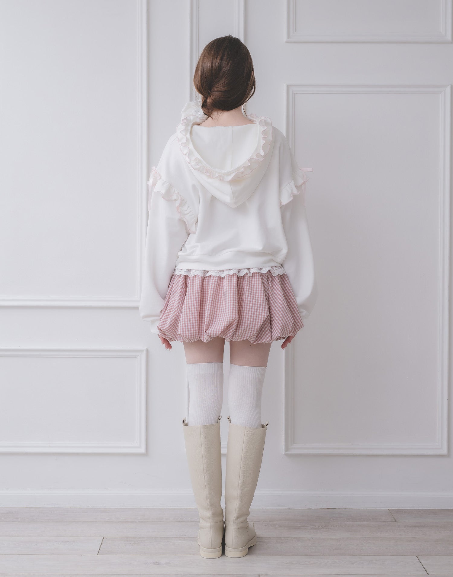 Lolime rose motif hoodie