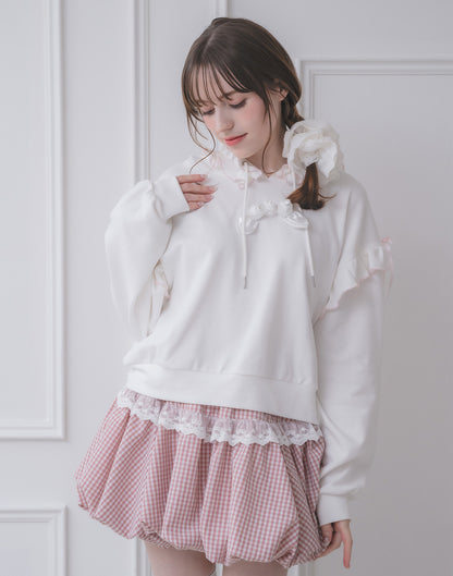 Lolime lacy balloon skirt