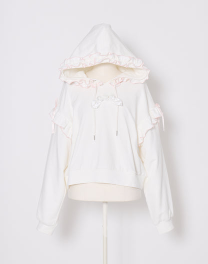 Lolime rose motif hoodie