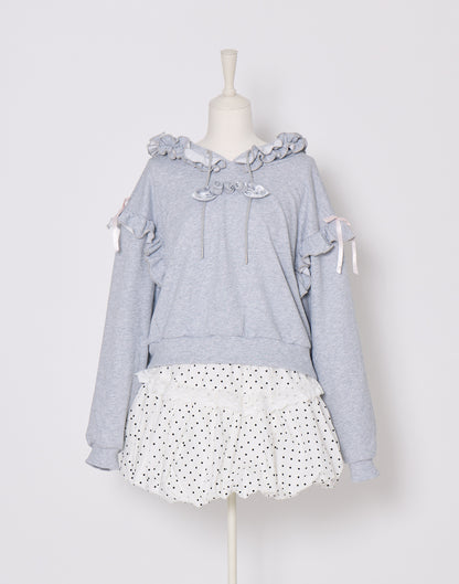 Lolime rose motif hoodie