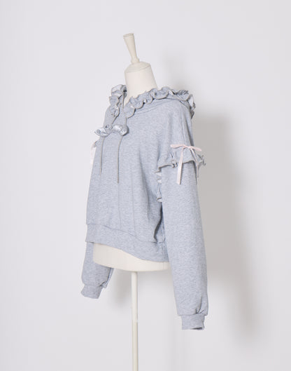 Lolime rose motif hoodie