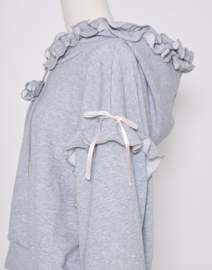 Lolime rose motif hoodie